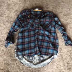 Flannel With Boho Fabric Back